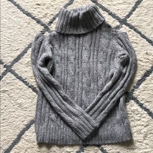 Grey Open shoulder sweater